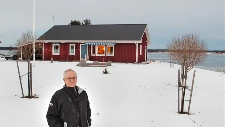 "Det var synd att svärmor inte kunde bo här, då hade hon fått komma tillbaka till stället hon vuxit upp på", säger Kjell som byggt hus i Avan på äldre dar.