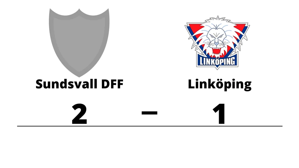 Sundsvalls DFF vann mot Linköpings FC