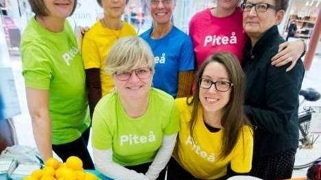 Folkhälsorådets arbetsgrupp består av Vera Nilsson, Britt-Marie Karlsson, Kristina Andersson, Terese Edmark, Agneta Johansson (längst bak fr v), Helena Lindehag och Anna Stamblewski (längst fram).
