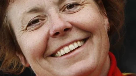 Monica Öberg satte nya banrekord i Sundsvall.