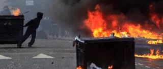 Pitetjejer hamnade mitt i kaosets London