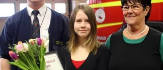 Årets bragdpris till ung hjältinna
