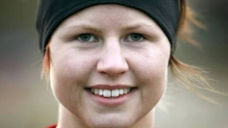 Camilla Lööv gjorde en bra insats i Norrskens fotbollslag. .