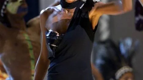 En mager Whitney Houston chockade omvärlden under en konsert 2001.