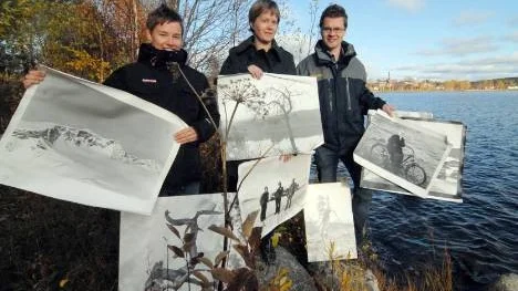 Sören Dahlbergs barn Lena, Nina och Jonas anordnar en retrospektiv utställning med sin fars fotokonst.