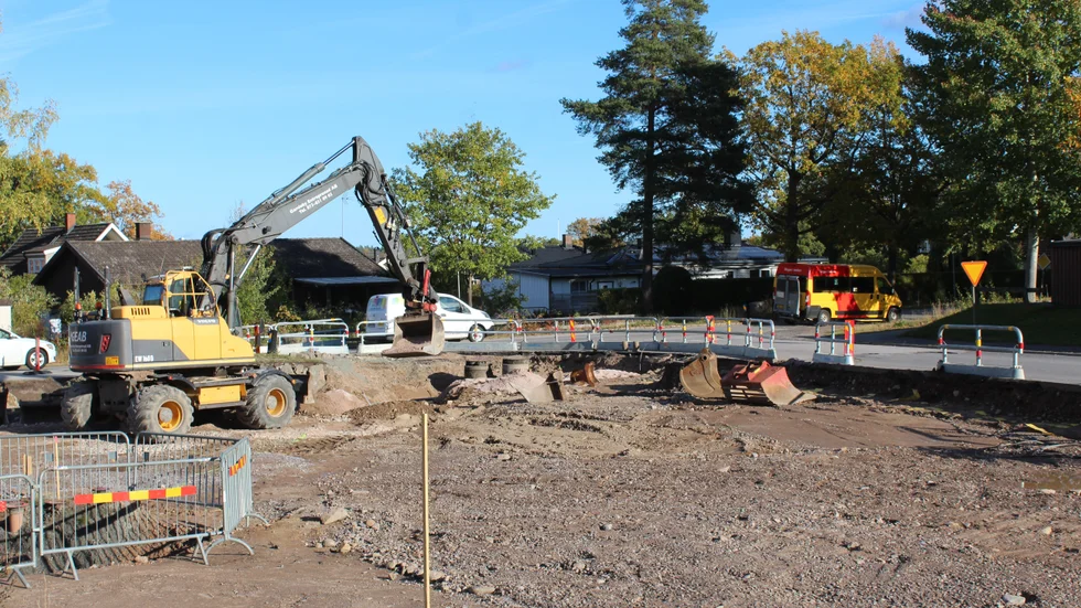 En rondell ska byggas vid Laxgatan/Norra vägen i Västervik.