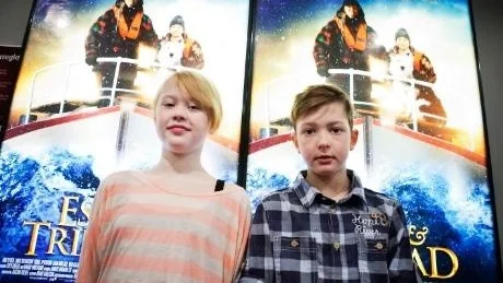 Linus Oscarsson från Boden och Saga Midfjell från Örarna - två unga debutanter.