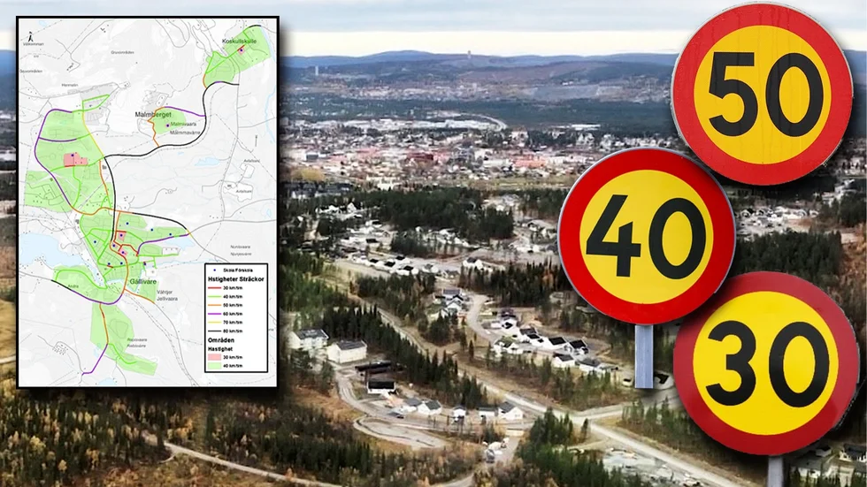 Hastigheterna i Gällivare, Malmberget och Koskullskulle kommer att ändras. 