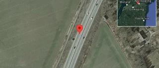 Lastbil stillastående på E4 - problem i trafiken