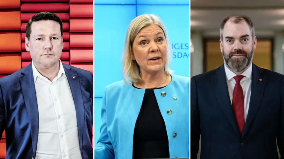 Tobias Baudin, Magdalena Andersson och Fredrik Lundh Sammeli har alla gjort sig lustiga över att Ulf Kristersson inte hade en regering på plats direkt efter valet.