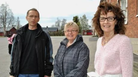 BRA. Att behålla Ytterbyns skola är förnuftigt och glädjande, anser fritidspedagogen Jan Nilsson, förskolläraren Monica Almkvist och läraren Birgitta Evling.