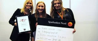 Tjejerna tillverkade en hjälpande hand