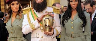 Baron Cohen spred aska