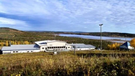 LIGGER VACKERT. Skidanläggningen ligger vackert. Planer finns för tomter för fritidshus i området.