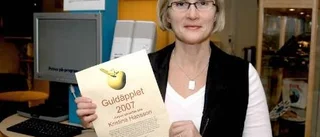 Belönas med guldäpple