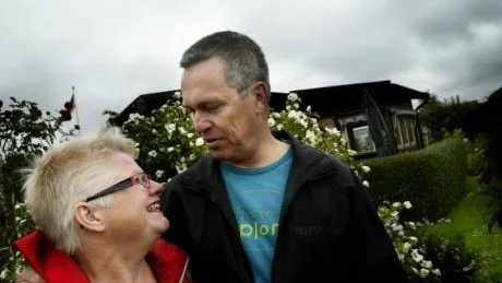 PÅ KOLONIN. Odlingssäsongen är betydligt längre nere i Helsingborg och paret Danielsson tillbringar mycket av sin lediga tid i stugan.