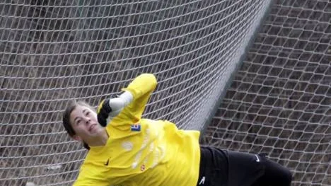 Stephanie Labbé, Piteås målvakt, har gjort flest räddningar av alla målvakter i damallsvenskan hittllls. Ikväll får hon det hett om öronen när Umeå IK kommer på besök. (Arkivbild)