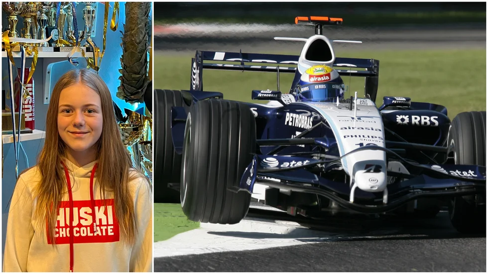 Alexia Danielsson ska köra Nico Rosbergs gamla F1-bil. 