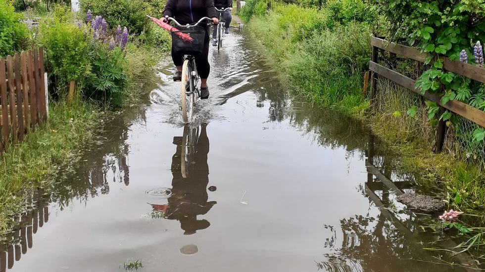 "Kommunen bryter mot lagen varje dag. Den gör inget för att minska risken för, eller förhindra, översvämningar", skriver Urban Lundin, ordförande för Lasstorp koloniförening.
