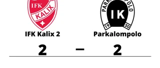 IFK Kalix 2 och Parkalompolo delade på poängen