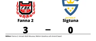 Fanna 2 vann klart mot Sigtuna på Fanna IP