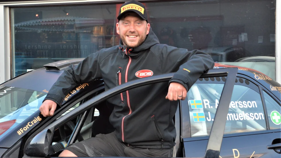 Eskilstunakillen Robert Andersson är redo för årets andra SM-deltävling, det sydsvenska rallyt.