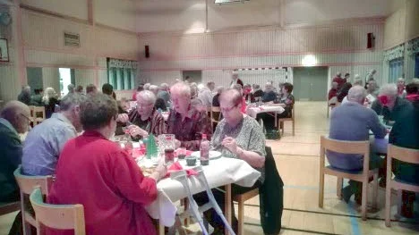 Ett dignande julbord dukades upp för PRO Töres medlemmar.