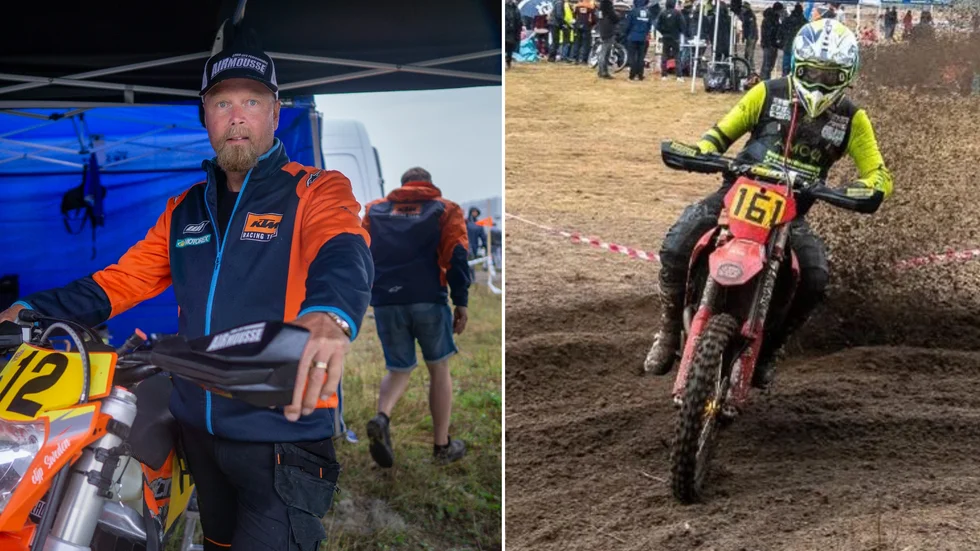 Eldsjälen i FMCK, Roger Glennhammar och Mattias Hägg, samma klubb, som var med om att vinna Sextimmars i fjol.
