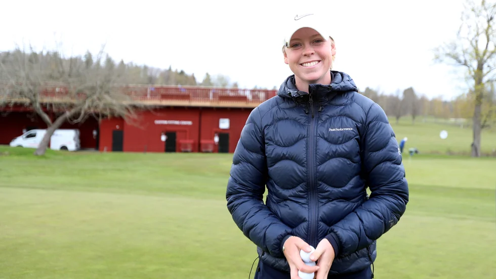 Landeryds talang Meja Örtengren laddar för Europatourtävlingen på svensk mark.