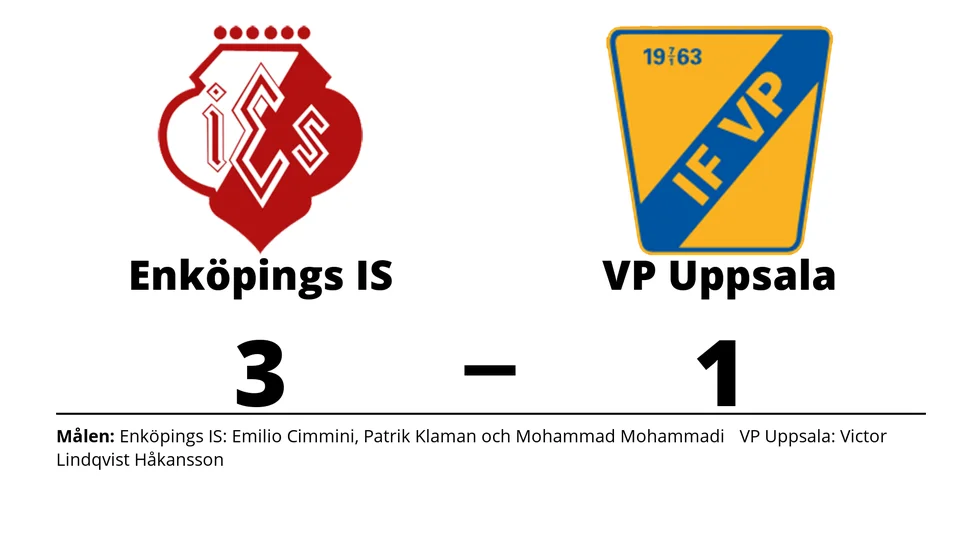 Enköpings IS vann mot IF VP Uppsala
