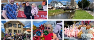 Ballonger och churros populära på "marken"