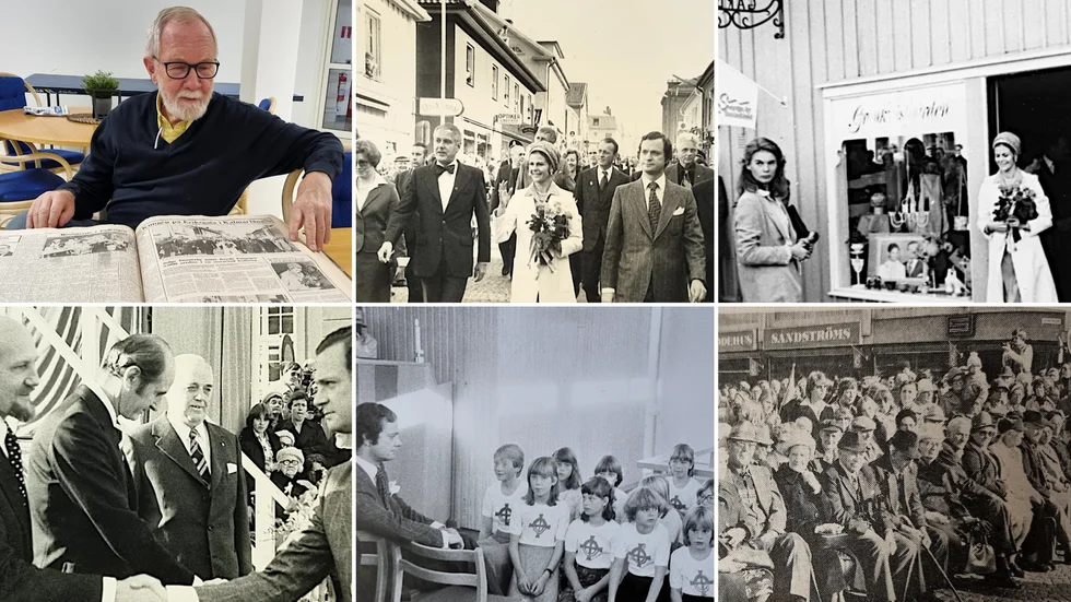 Nils-Erik Pettersson var journalist på Vimmerby Tidning för 45 år sedan när kungen och drottningen besökte Vimmerby. "Det var intensivt och stressigt, men kul."