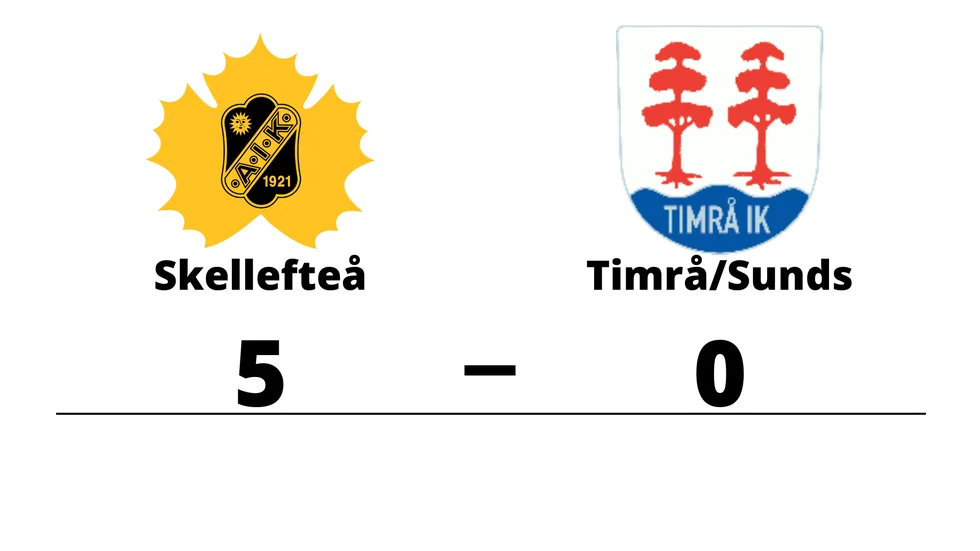Skellefteå AIK vann mot Timrå IK/Sundsvall