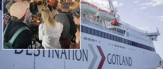 Färja försenades efter tekniska problem
