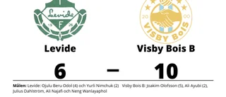 Joakim Olofsson femmålskytt i Visby Bois B:s seger mot Levide