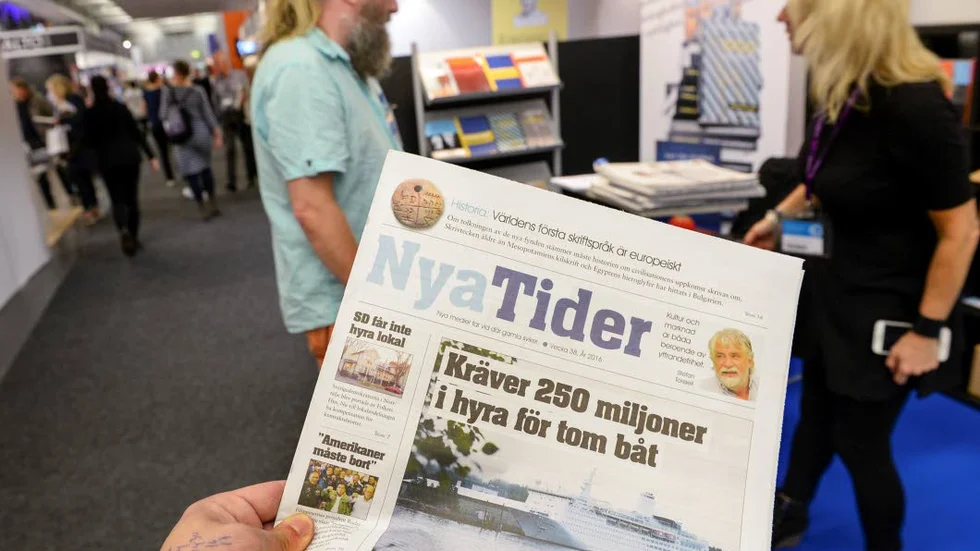 Gamla tider. Högerextrema Nya Tider får inte närvara vid nästa års bokmässa.