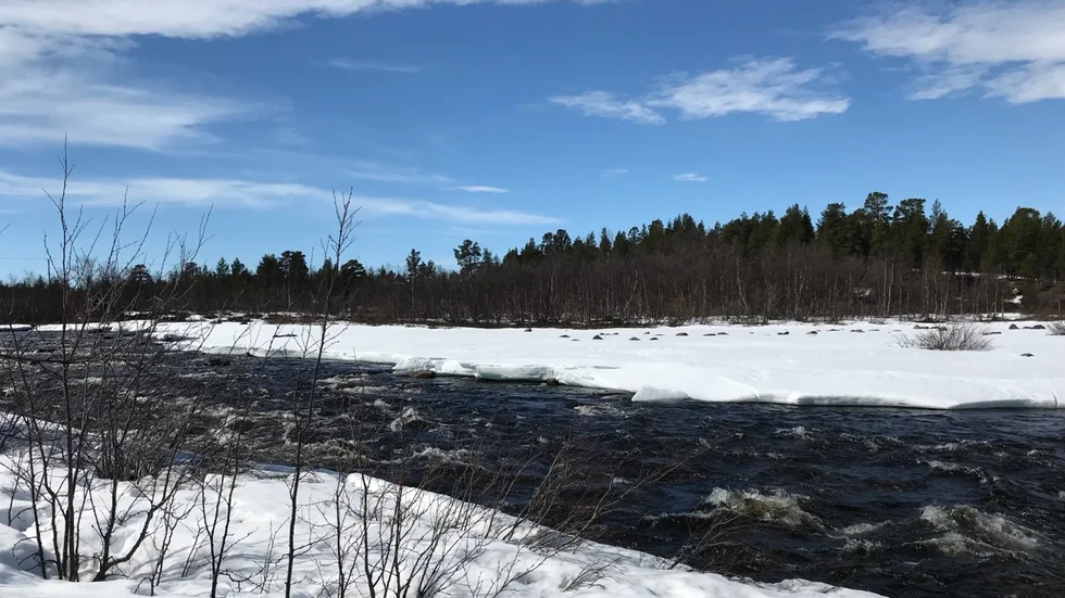 Rautasälven väntas få kraftigare vårfloder något oftare i framtiden. (Arkivbild)