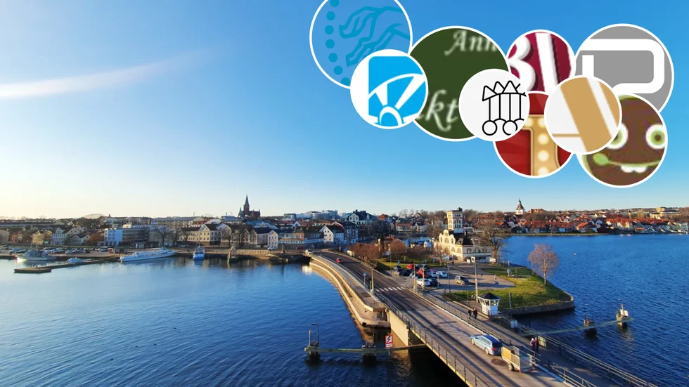 Vy över Västervik.