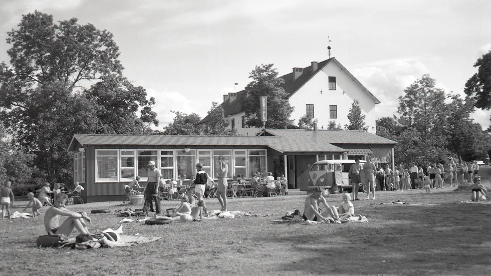 Sundbyholm i slutet av 1950-talet.