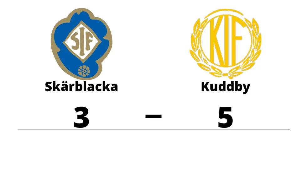 Skärblacka IF förlorade mot Kuddby IF