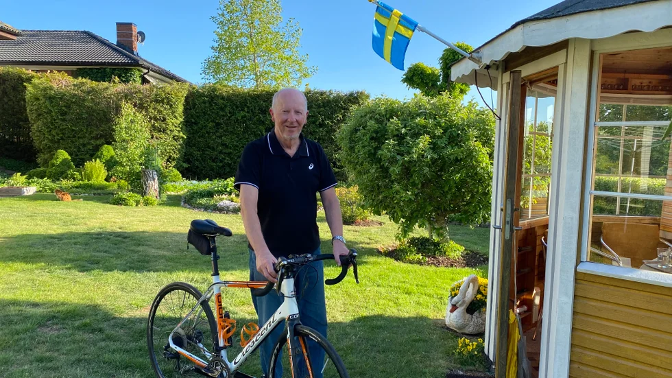 Leif Bylin är en av de stora åkarna i Vätternrundans historia. Missade bara premiärrundan 1966 när han var bortrest. Motalakillen åker nu sin 57:e runda och inför start har Sporten träffat honom i lusthuset på Grankulla.