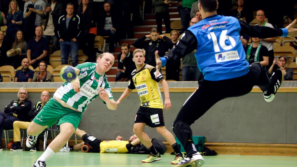 Mortimer Lundh i aktion under en match i Hammarby 2016. Nu är han klar för spel i Guif.