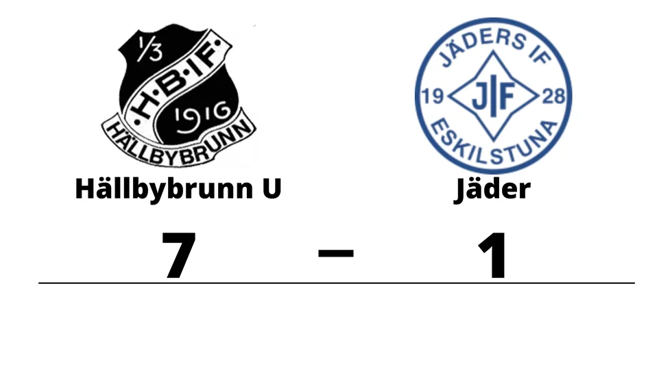 Hällbybrunns IF U vann mot Jäders IF
