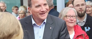 Stefan Löfven kommer till Storforsen
