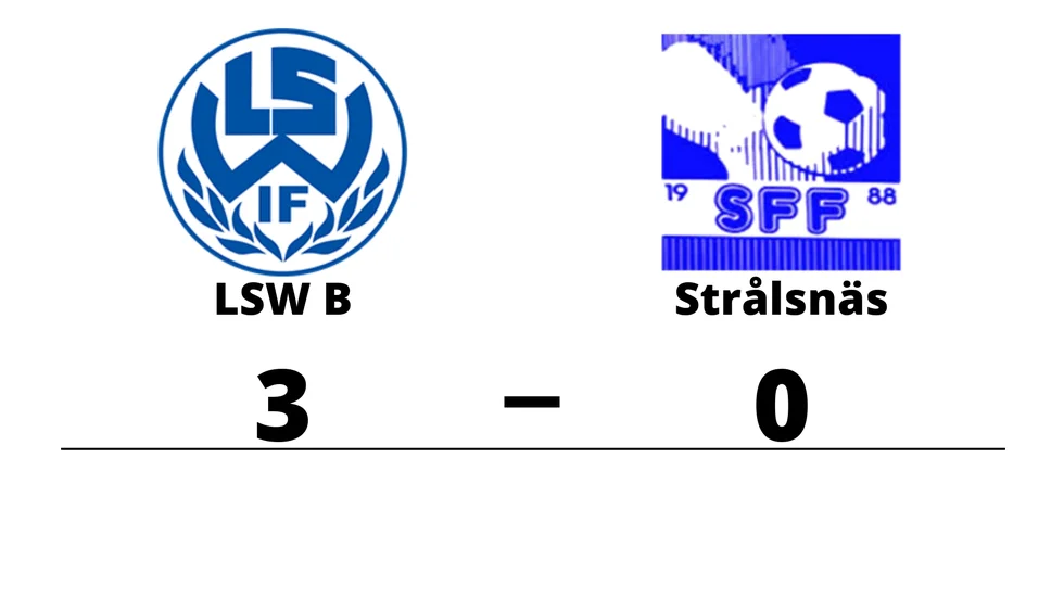 LSW IF B vann mot Strålsnäs FF
