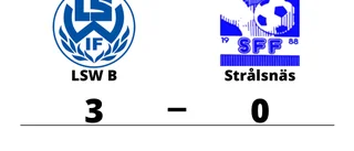 LSW B vann mot Strålsnäs på hemmaplan
