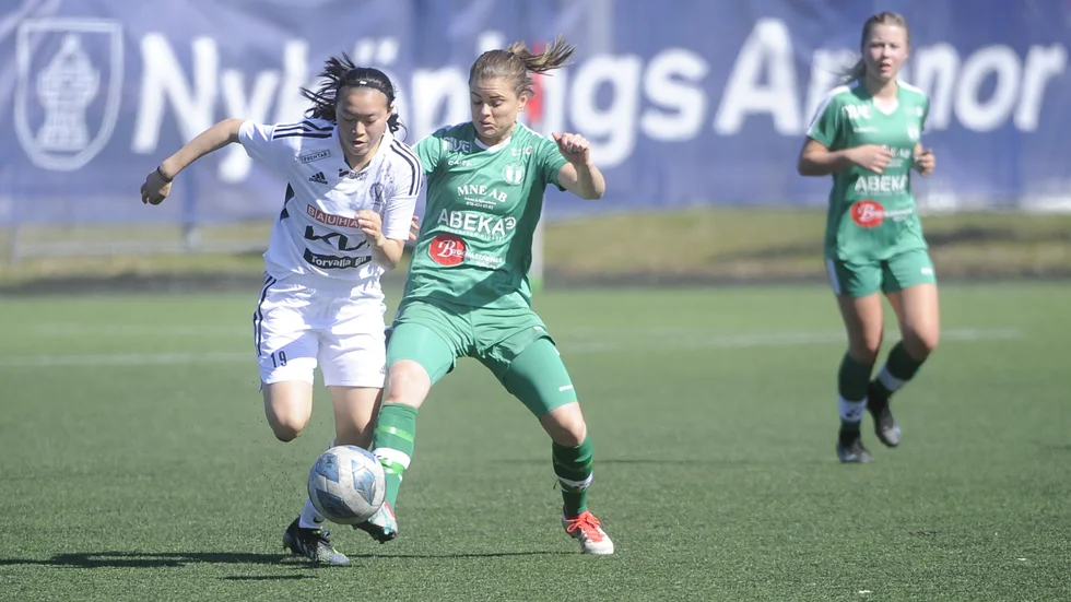 Värmdö hamnade i mitten av division 2-tabellen förra året. "Vill vi bli ett topplag i division 2 så måste vi vinna sådana här matcher" säger Emmelie Jönsson, Tuns enda målskytt under lördagen.