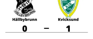 Kvicksund vann borta mot Hällbybrunn
