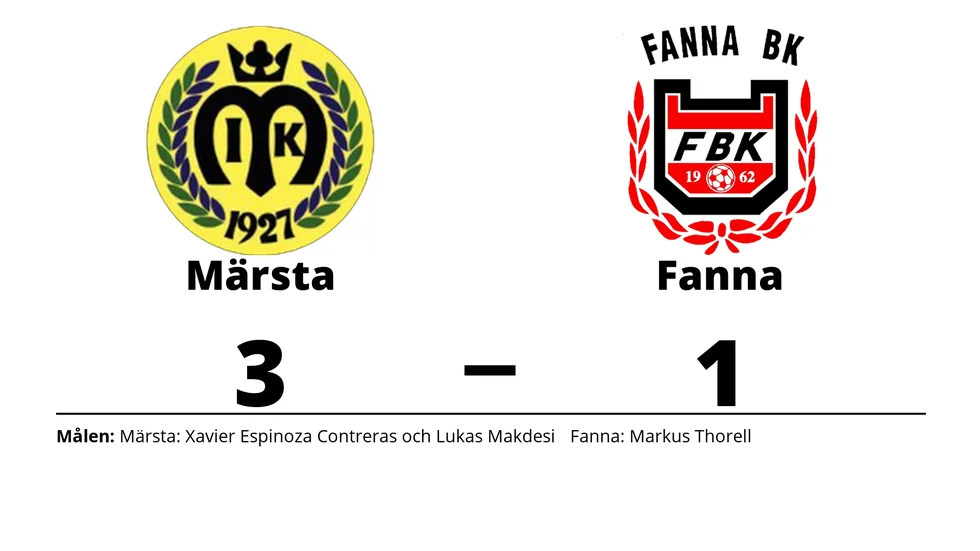 Märsta IK vann mot Fanna BK