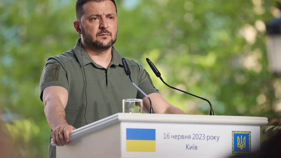 Ukrainas president Volodymyr Zelenskyj. Arkivbild.
